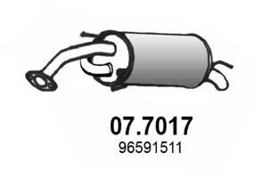 Schalldämpfer Chevrolet MATIZ · Chevrolet SPARK · Daewoo MATIZ