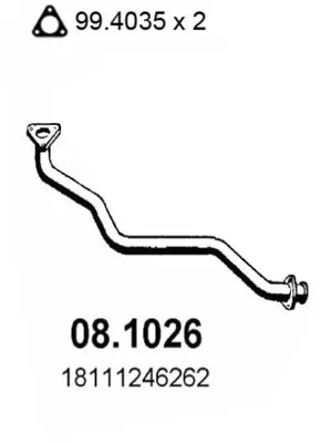 Abgasleitung Bmw 2500-3.3 · Bmw 2,5-3.2 Coupe · Bmw 5