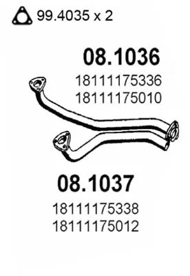 Auspuffrohr Bmw 7 · Ford FIESTA III