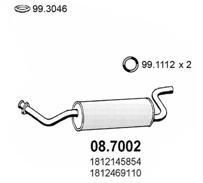 Endschalldämpfer Bmw 3