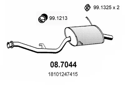 Endschalldämpfer Bmw 3 Compact