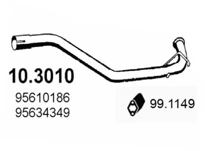 Auspuffrohr Citroën BX · Citroën BX Break