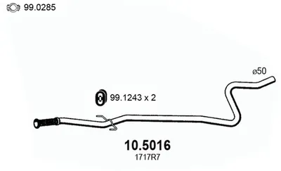 Auspuffrohr Citroën C3 I