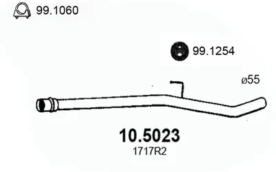 Auspuffrohr Citroën C8 · Citroën C8 Van · Fiat ULYSSE