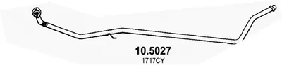 Auspuffrohr Citroën C1 · Peugeot 107 · Toyota AYGO