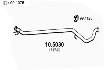 Auspuffrohr Citroën BERLINGO / BERLINGO ERSTE Box Körper/MPV · Citroën BERLINGO / BERLINGO ERSTE MPV · Peugeot PARTNER Box Körper/MPV