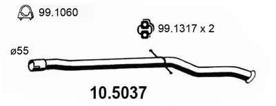 Abgasleitung Citroën C5 I · Citroën C5 I Break