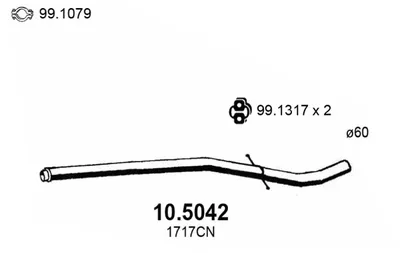 Abgasleitung Citroën C5 I · Citroën C5 I Break · Citroën C5 II