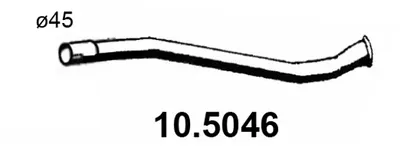 Auspuffrohr Citroën AX