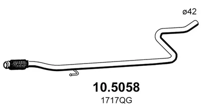 Auspuffrohr Citroën C3 II · Citroën DS3 · Citroën C3 II Rückschlag Van