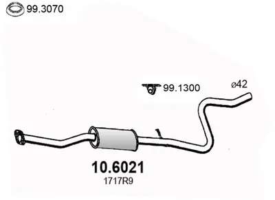 Zentrifugalschalldämpfer Citroën C3 I · Citroën C3 Pluriel