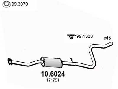 Zentrifugalschalldämpfer Citroën C3 I · Citroën C3 Pluriel