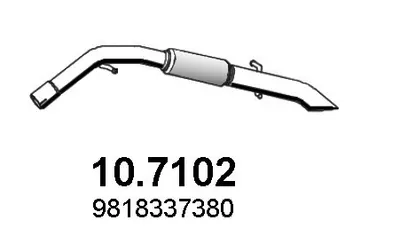 Schalldämpfer Citroën C3 PICASSO · Citroën C4 CACTUS · Citroën C3 III