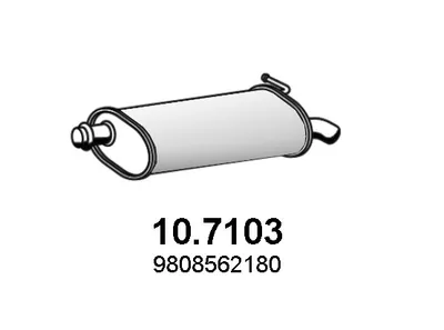 Rückschalldämpfer ASSO 10.7103