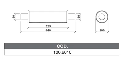 ASSO 100.6010 Medienschalldämpfer