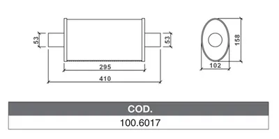 ASSO 100.6017 Medienschalldämpfer