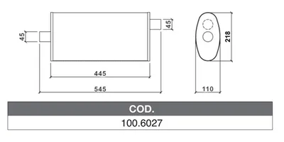 ASSO 100.6027 Medienschalldämpfer