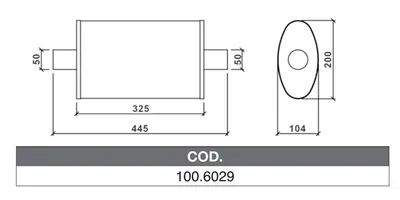 ASSO 100.6029 Medienschalldämpfer