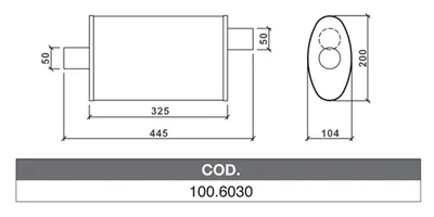 ASSO 100.6030 Medienschalldämpfer