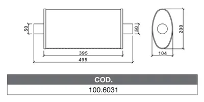 ASSO 100.6031 Medienschalldämpfer