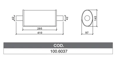 ASSO 100.6037 Medienschalldämpfer
