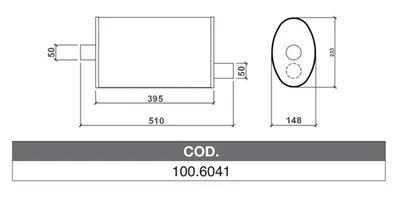 ASSO 100.6041 Medienschalldämpfer