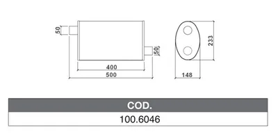ASSO 100.6046 Medienschalldämpfer