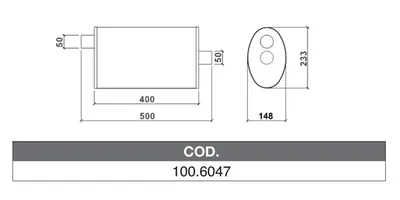 ASSO 100.6047 Medienschalldämpfer