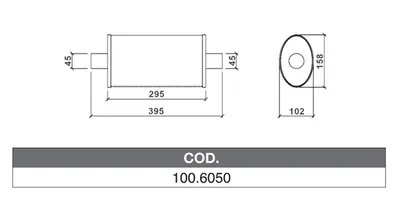 Medienschalldämpfer ASSO 100.6050