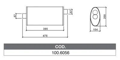 ASSO 100.6056 Medienschalldämpfer