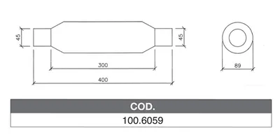 ASSO 100.6059 Medienschalldämpfer