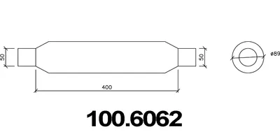 ASSO 100.6062 Medienschalldämpfer