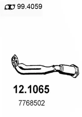 Auspuffrohr Fiat BARCHETTA