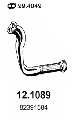 Auspuffrohr Fiat CROMA
