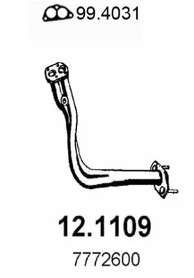 Auspuffrohr Fiat UNO