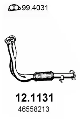 Auspuffrohr Fiat PALIO · Fiat PALIO Wochenende · Fiat SIENA