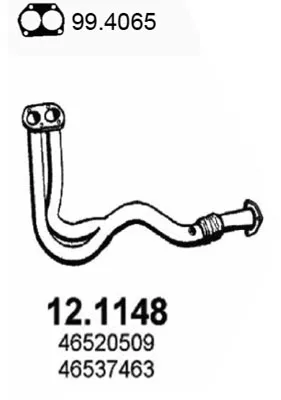 Auspuffrohr Fiat BRAVA · Fiat BRAVO I · Fiat MAREA