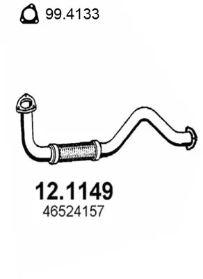 Auspuffrohr Citroën Evasion MPV · Fiat BRAVA · Fiat BRAVO I