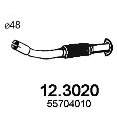 Auspuffrohr Alfa Romeo MITO · Fiat GRANDE PUNTO · Fiat PUNTO EVO