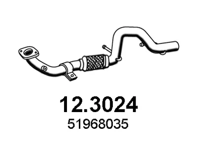 Auspuffrohr Fiat 500X