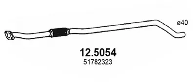 Auspuffrohr Fiat GRANDE PUNTO · Fiat PUNTO EVO · Fiat PUNTO