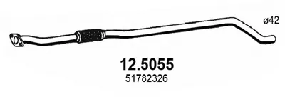 Auspuffrohr Alfa Romeo MITO · Fiat GRANDE PUNTO · Fiat PUNTO EVO