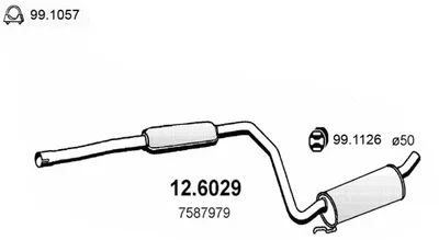 Zentrifugendämpfer Fiat RITMO