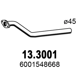 Abgasleitung Renault LOGAN I · Renault LOGAN I Kombi · Dacia LOGAN