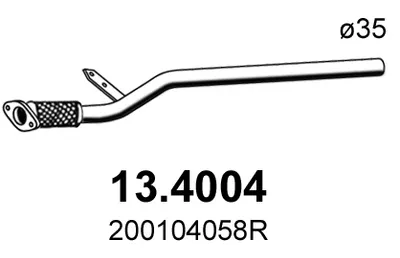 Auspuffrohr Dacia SANDERO II · Dacia LOGAN II · Dacia LOGAN MCV II