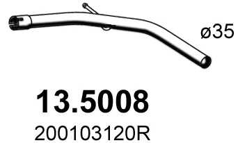 Auspuffrohr Dacia LOGAN II · Dacia LOGAN MCV II