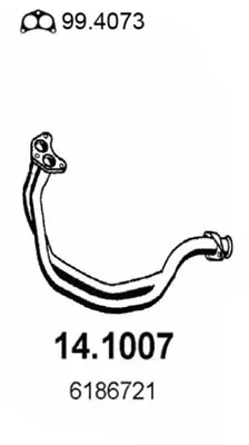 Auspuffrohr Ford FIESTA III