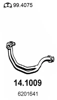 Auspuffrohr Ford FIESTA III