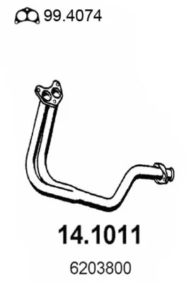 Auspuffrohr Ford FIESTA III