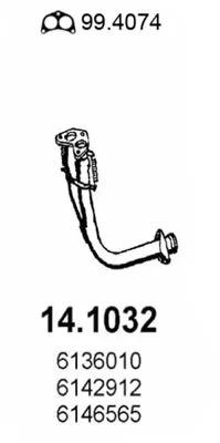Auspuffrohr Ford ESCORT III · Ford ESCORT III Turnier · Ford ESCORT IV